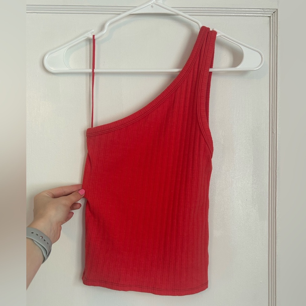 American Eagle One Shoulder Tank Top